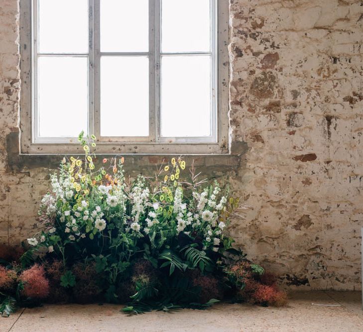 Floral Installation For Wedding // Styled By Cherish