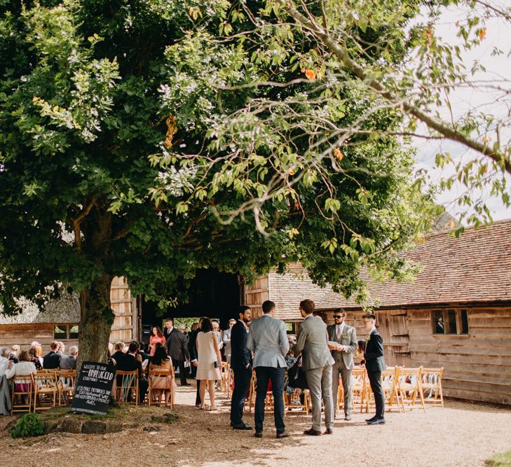 Ratsbury Barn Wedding With Bride In Eliza Jane Howell & Bridesmaids In Coast With Images From Frances Sales Photography