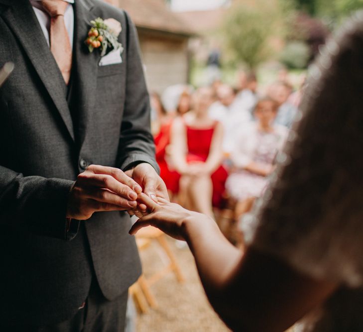 Ratsbury Barn Wedding With Bride In Eliza Jane Howell & Bridesmaids In Coast With Images From Frances Sales Photography