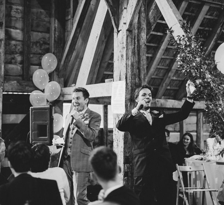 Ratsbury Barn Wedding With Bride In Eliza Jane Howell & Bridesmaids In Coast With Images From Frances Sales Photography