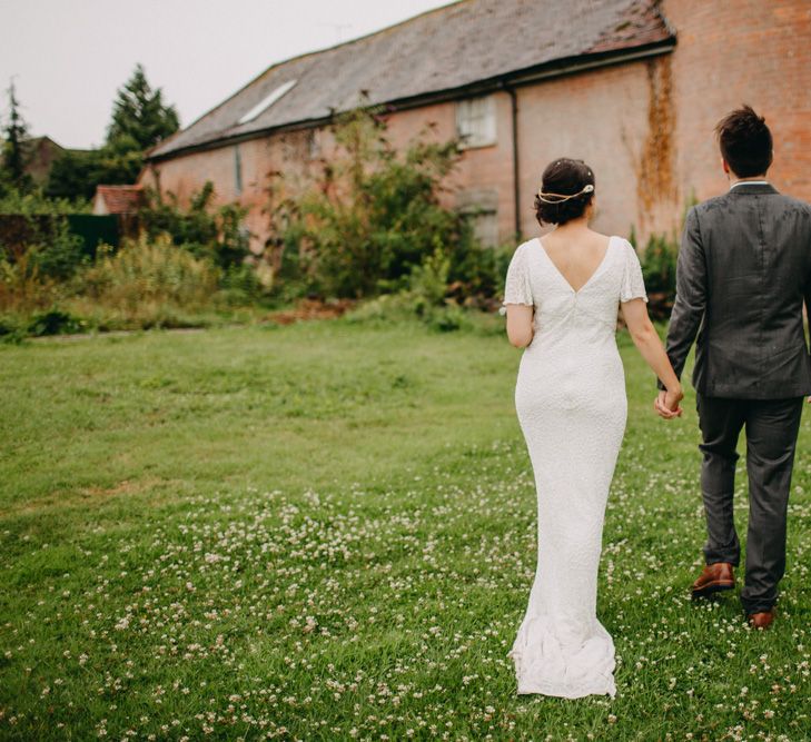 Ratsbury Barn Wedding With Bride In Eliza Jane Howell & Bridesmaids In Coast With Images From Frances Sales Photography