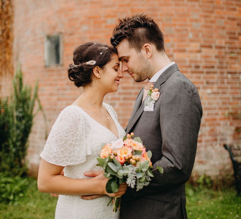 Ratsbury Barn Wedding With Bride In Eliza Jane Howell & Bridesmaids In Coast With Images From Frances Sales Photography