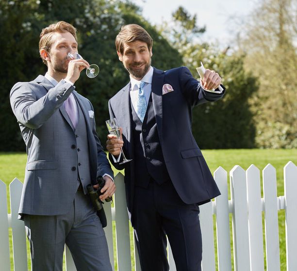 Suit Hire For Grooms & Groomsmen From <a href="https://tidd.ly/41db8232" rel="noopener" target="_blank">Moss Bros.</a>