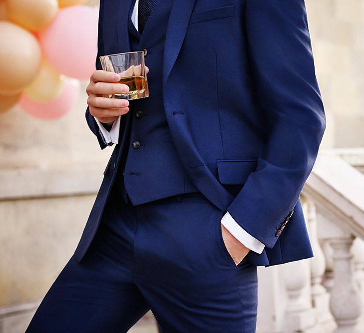 Navy Three Piece Suit