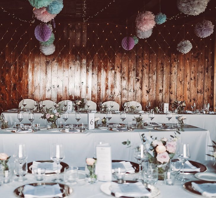 Pastel Wedding Reception Decor