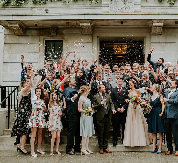 Wedding Ceremony | Wedding Guests | London Townhall Hotel Wedding | Irene Yap Photography