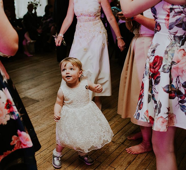 Bride in Watters Blush Ahsan Skirt & Carina Corset Bridal Separates | Groom in John Lewis Navy Suit | London Townhall Hotel Wedding | Irene Yap Photography