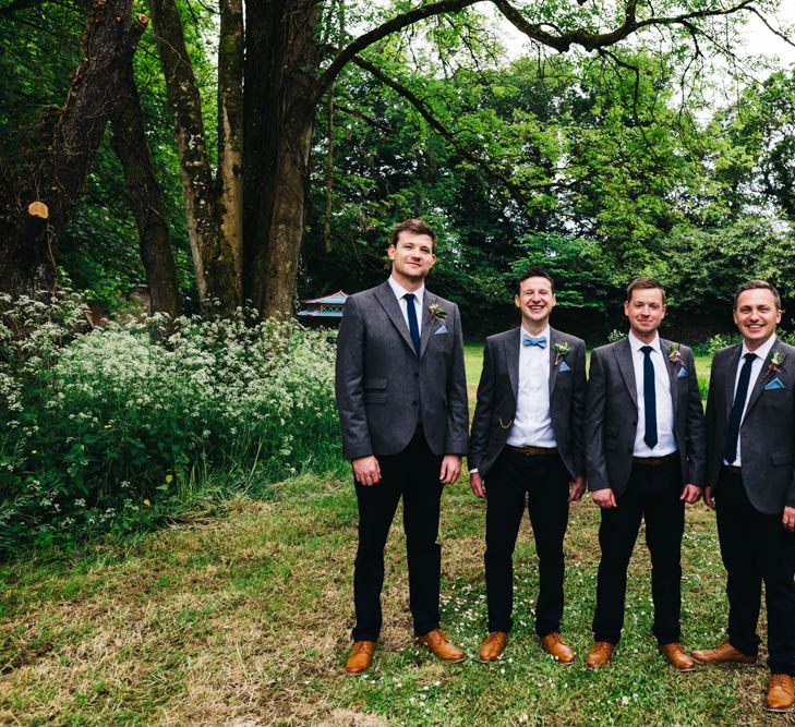 Groomsmen in Tweed