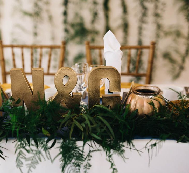 Top Table Greenery Floral Display