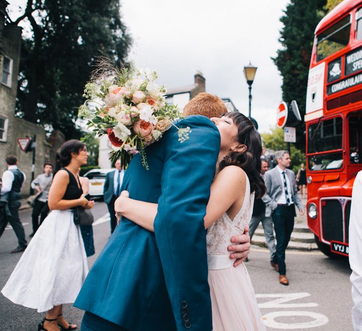 Red London Bus Wedding Transport