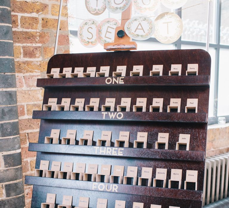 Table Plan Made With Mini Chairs