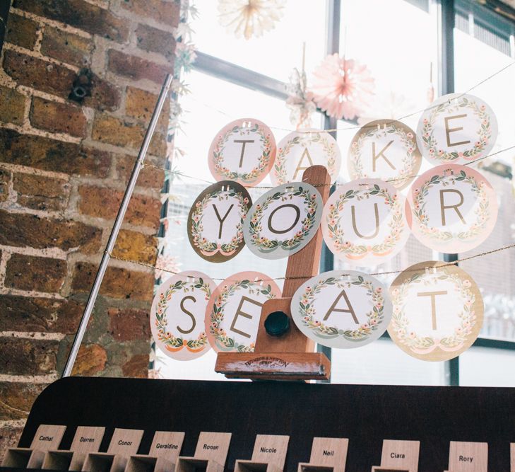 Wedding Decor For Industrial London Wedding