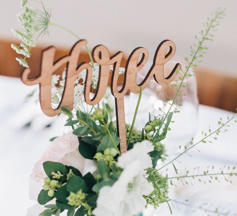 Glass Bottle Floral Wedding Centrepieces