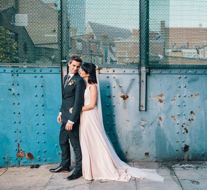 Blush Pink Wedding Dress Tamsin by Catherine Deane