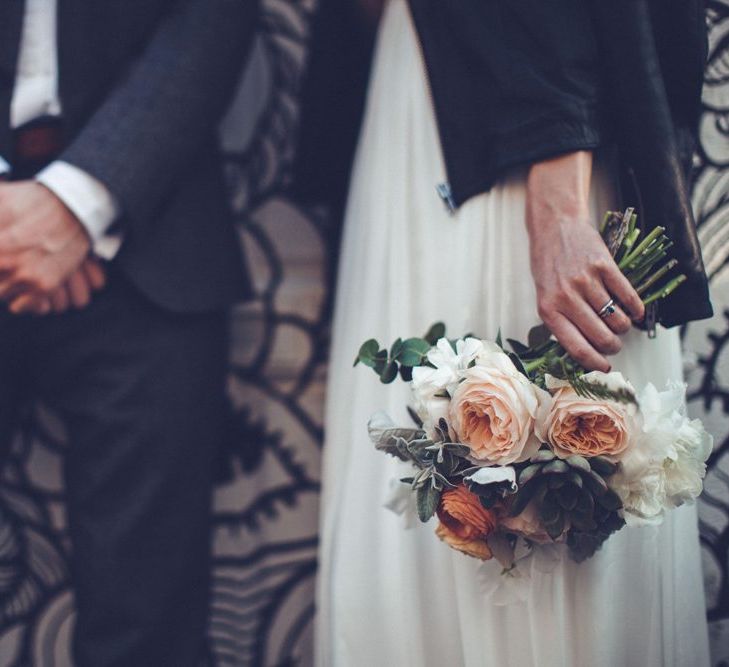 Bride in Alice Temperley Saffron Gown | Groom in Hugo Boss Suit | Vintage Wedding at Burgh House & The Pickle Factory London | Lovestruck Photography