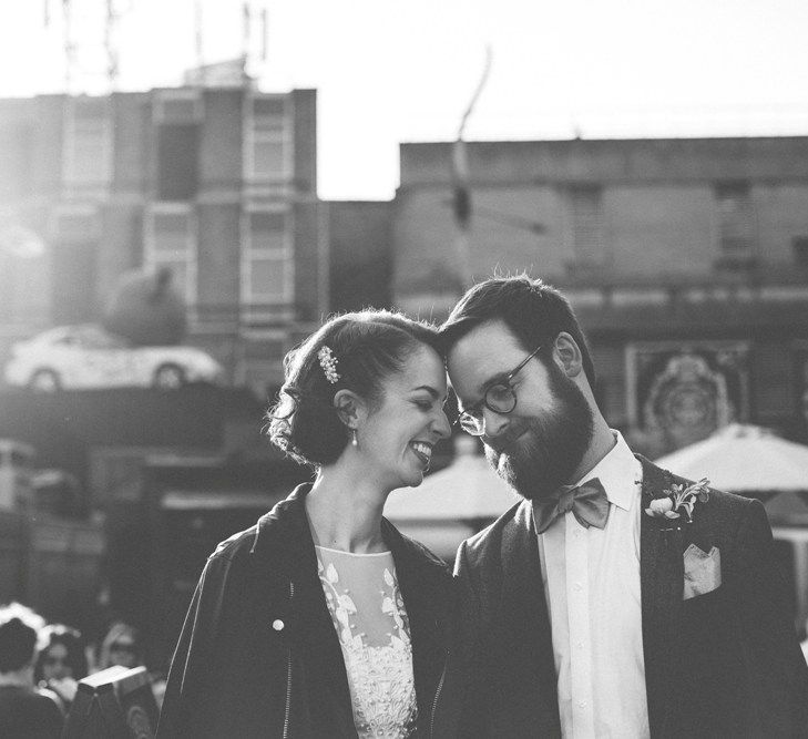 Bride in Alice Temperley Saffron Gown | Groom in Hugo Boss Suit | Vintage Wedding at Burgh House & The Pickle Factory London | Lovestruck Photography