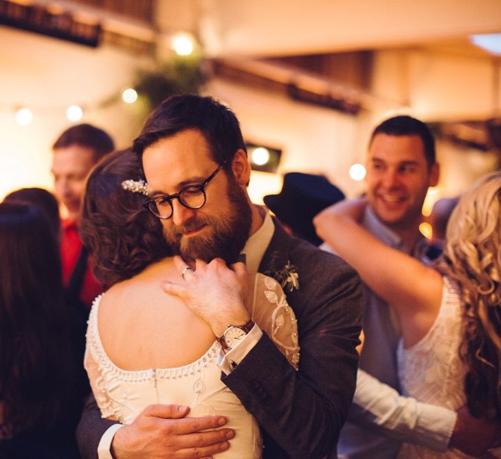 First Dance | Bride in Alice Temperley Saffron Gown | Groom in Hugo Boss Suit | Vintage Wedding at Burgh House & The Pickle Factory London | Lovestruck Photography