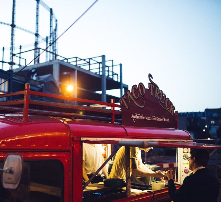 Taco Truck | Vintage Wedding at Burgh House & The Pickle Factory London | Lovestruck Photography