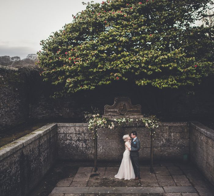 Bride & Groom at Boconnoc Cornwall