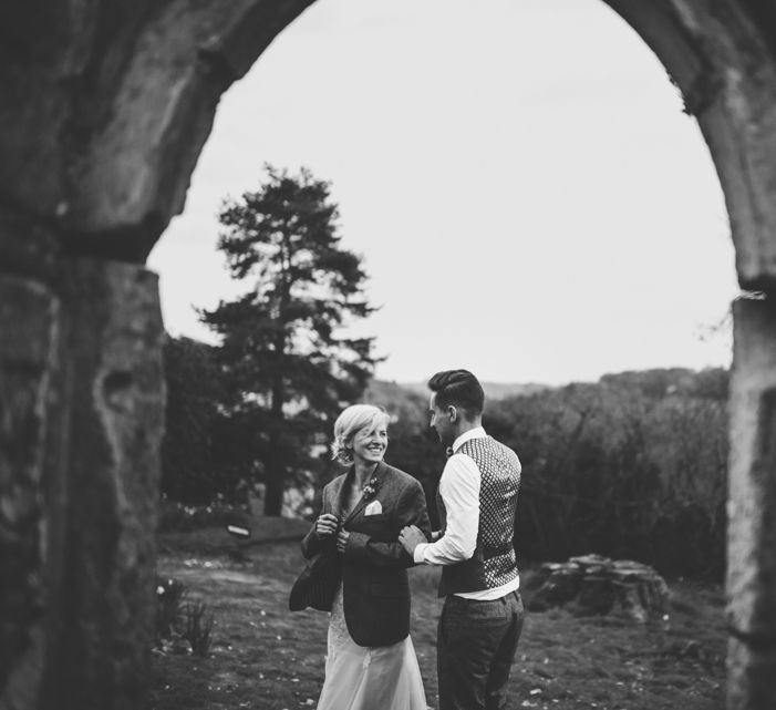 Bride & Groom at Boconnoc Cornwall