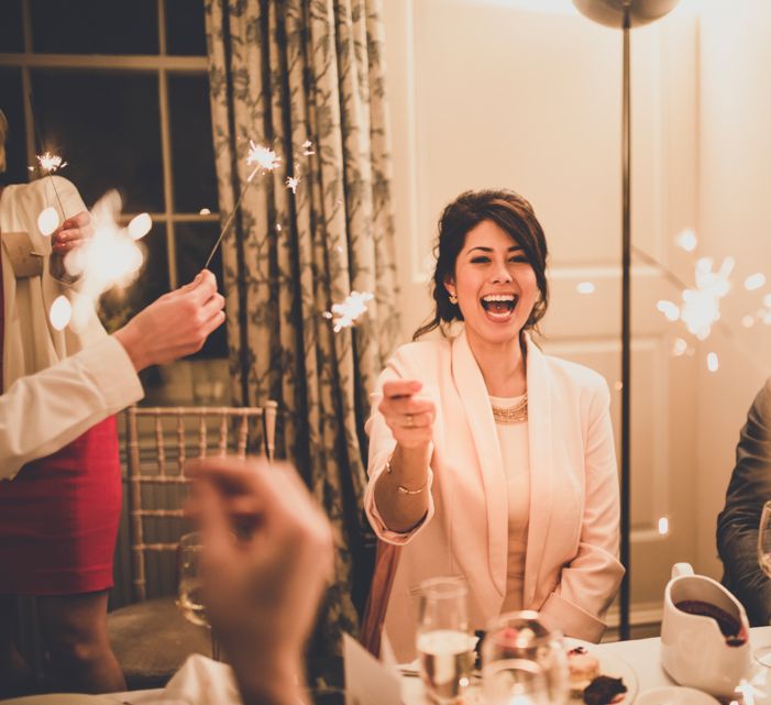 Wedding Reception Sparklers