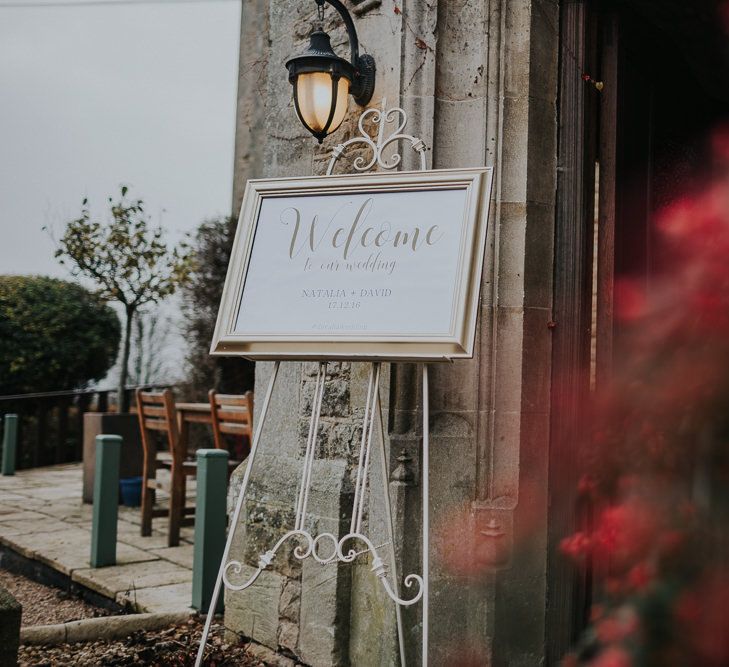 Christmas Wedding At Exclusive Hire Luxury Cotswold Venue Hyde House With Images From Kate Gray Photography