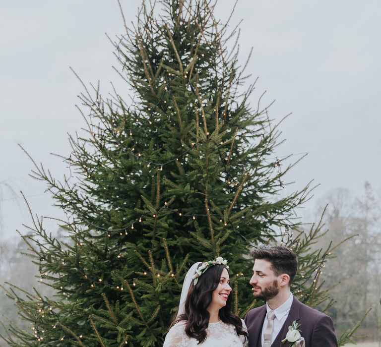 Christmas Wedding At Exclusive Hire Luxury Cotswold Venue Hyde House With Images From Kate Gray Photography