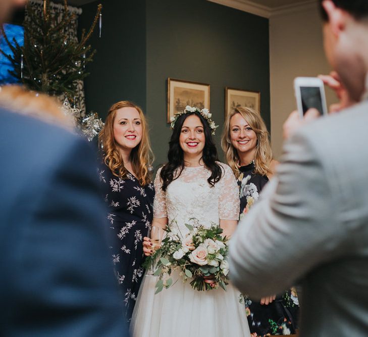 Christmas Wedding At Exclusive Hire Luxury Cotswold Venue Hyde House With Images From Kate Gray Photography