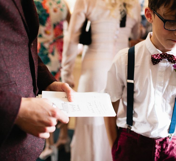 Wedding Ceremony | Page Boy | Natalie Hewitt Planned Wedding at Normanton Church & Kingsthorpe Lodge Barn | Jeni Smith Photography | Blue Ridge Wedding Videography