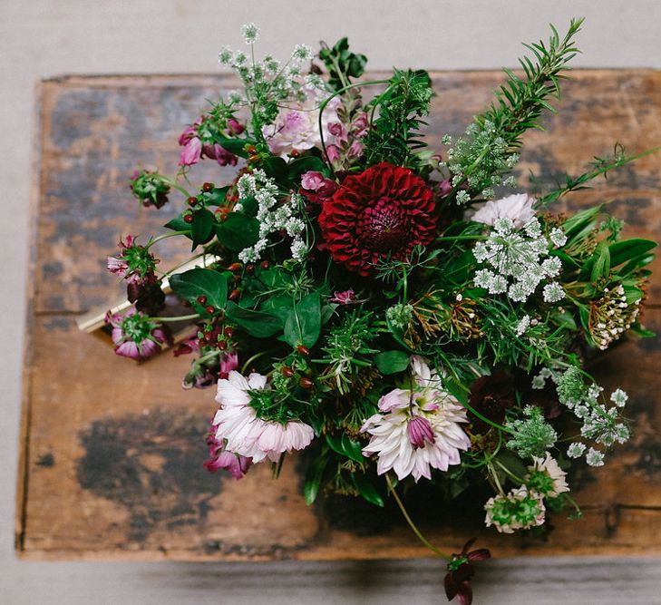 Dahlia Wedding Flowers | Natalie Hewitt Planned Wedding at Normanton Church & Kingsthorpe Lodge Barn | Jeni Smith Photography | Blue Ridge Wedding Videography