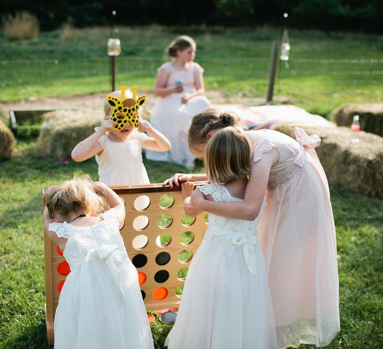 Garden Games | Natalie Hewitt Planned Wedding at Normanton Church & Kingsthorpe Lodge Barn | Jeni Smith Photography | Blue Ridge Wedding Videography