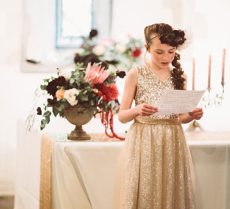 Pampas Grass Wedding With Autumnal Colour Palette & Bride In Sanyukta Shrestha With Feather Cape & Images From Lemonade Pictures