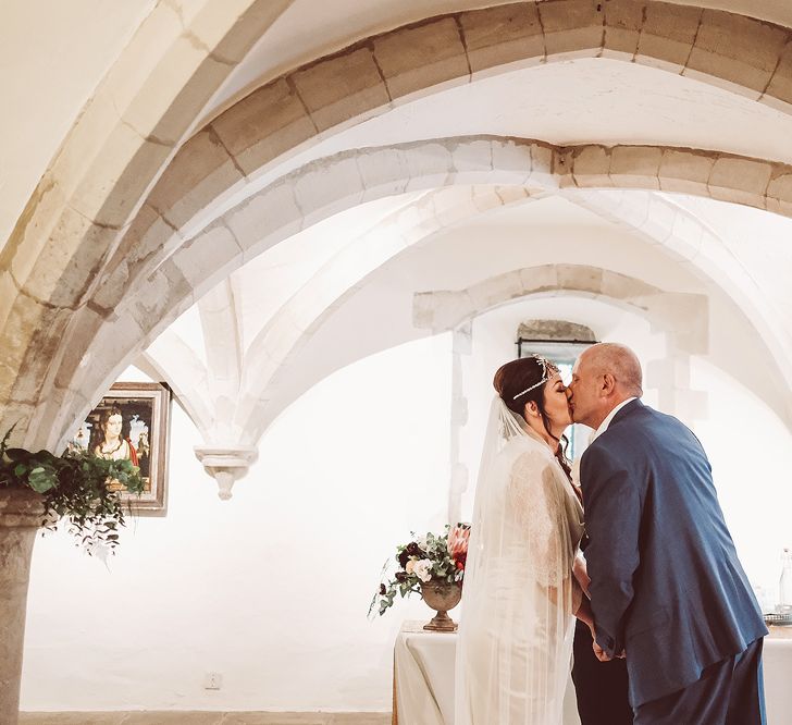 Pampas Grass Wedding With Autumnal Colour Palette & Bride In Sanyukta Shrestha With Feather Cape & Images From Lemonade Pictures