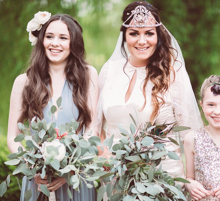 Pampas Grass Wedding With Autumnal Colour Palette & Bride In Sanyukta Shrestha With Feather Cape & Images From Lemonade Pictures