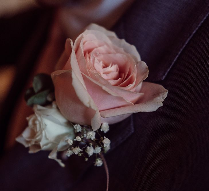 Pronovias Bride With Relaxed Up Do For A Navy & Gold Themed Wedding At Larmer Tree Gardens With Images From Jason Mark Harris