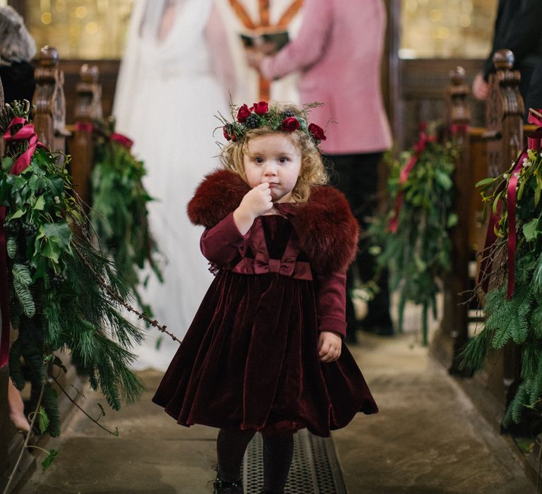 Christmas Wedding At Owen House Wedding Barn