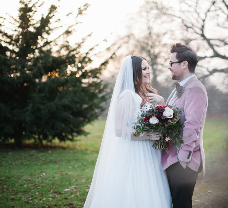 Groom In Pink Burberry Jacket