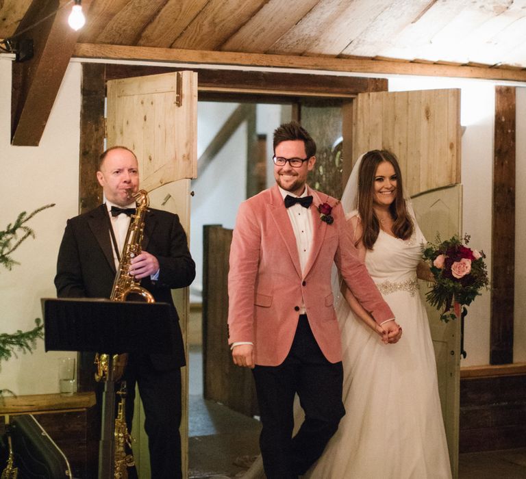 Christmas Wedding At Owen House Wedding Barn