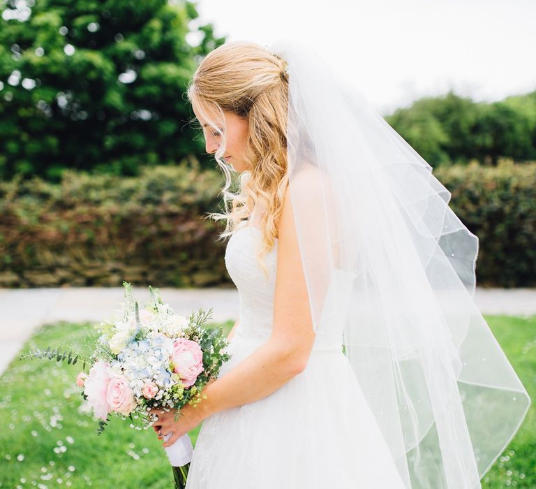 Bride in Benjamin Roberts Bridal Gown