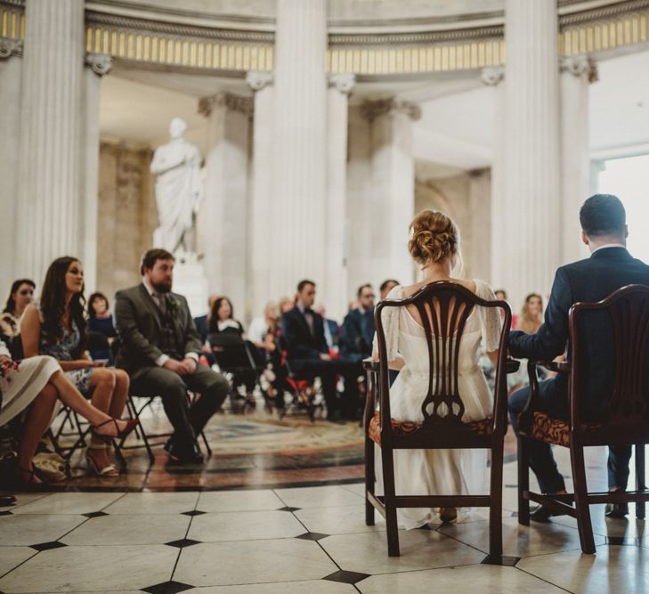 City Hall Dublin Wedding Ceremony | Bride in Saja Wedding Dress | Antonija Nekic Photography