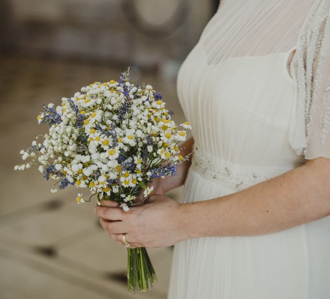 Wild Flower Gypsophila & Daisy Bridal Bouquet | Antonija Nekic Photography