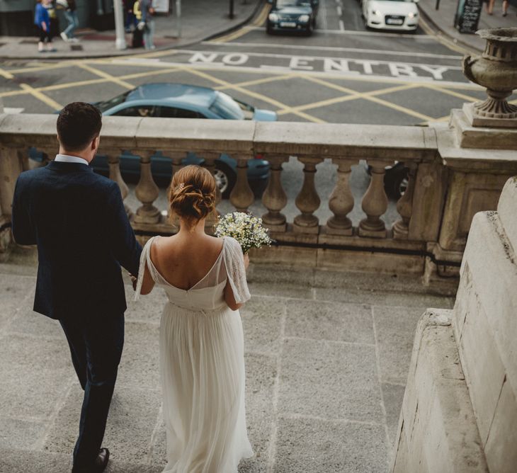 Bride in Saja Wedding Dress | Groom in Louis Copeland Suit | Antonija Nekic Photography