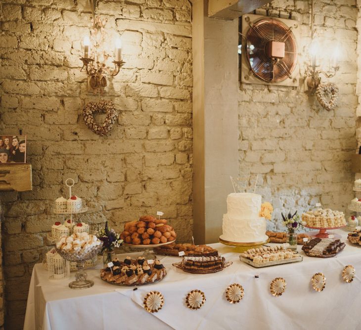 Dessert Table | Intimate Anglers Rest Pub Wedding Reception | Antonija Nekic Photography