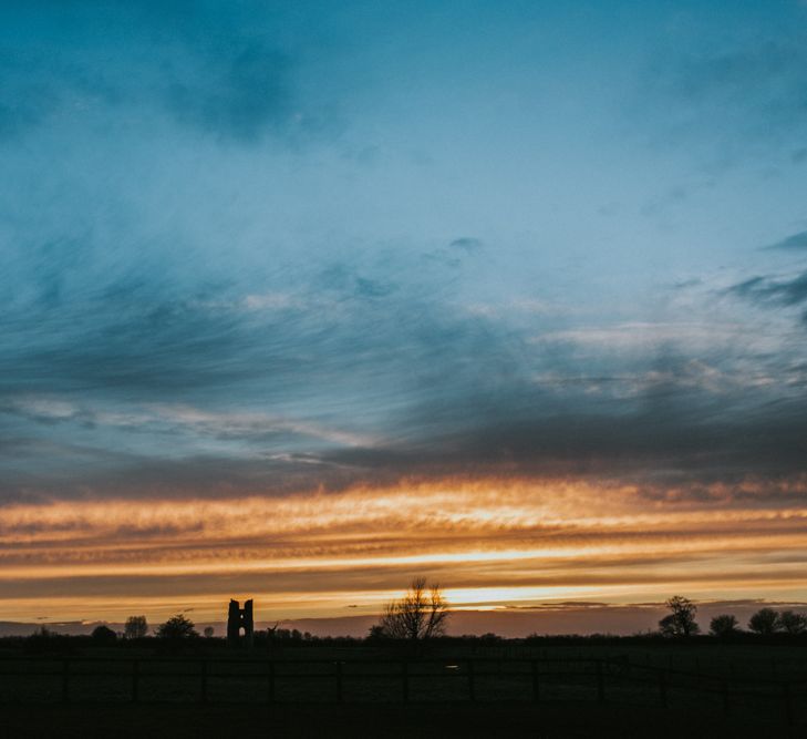 Sunset At Godwick Hall Norfolk