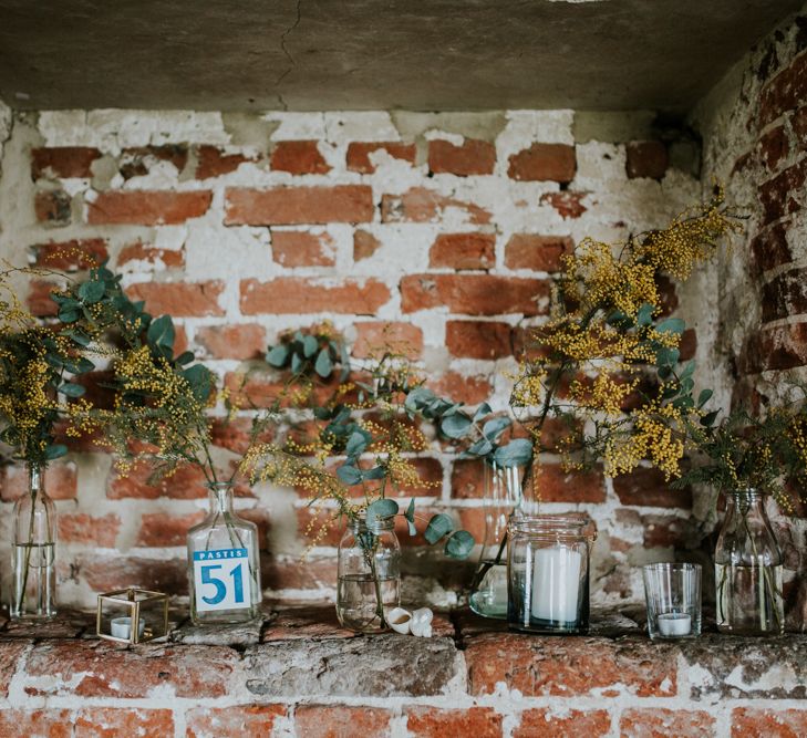 Rue De Seine Bride For A Foliage & Pampas Grass Wedding At Godwick Hall With Props From The Little Lending Co & Images By Darina Stoda