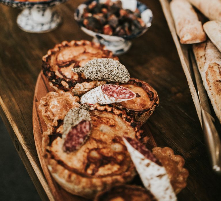 Pie & Cheese Board Evening Food For Wedding