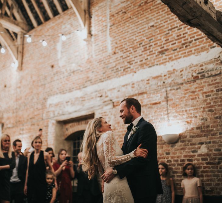 Rue De Seine Bride For A Foliage & Pampas Grass Wedding At Godwick Hall With Props From The Little Lending Co & Images By Darina Stoda