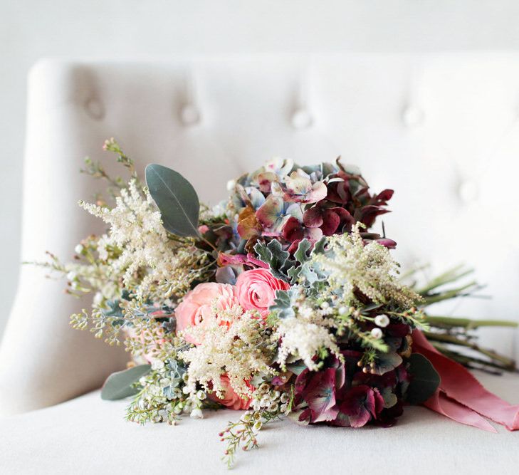 Berry Toned Wedding Bouquet