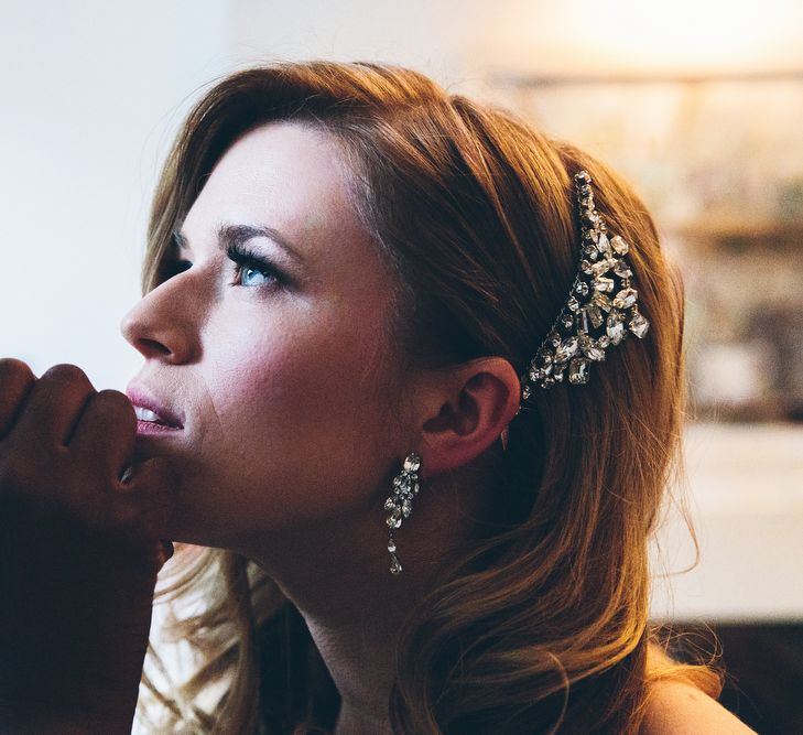 Beautiful Bride Getting Ready For Wedding