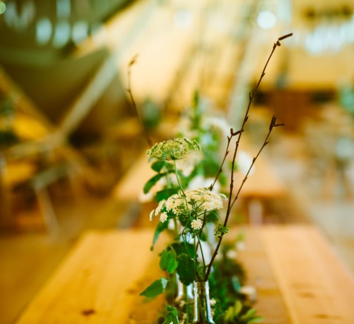 Festival Wedding with Tipi Reception and Wooden Trestle Tables